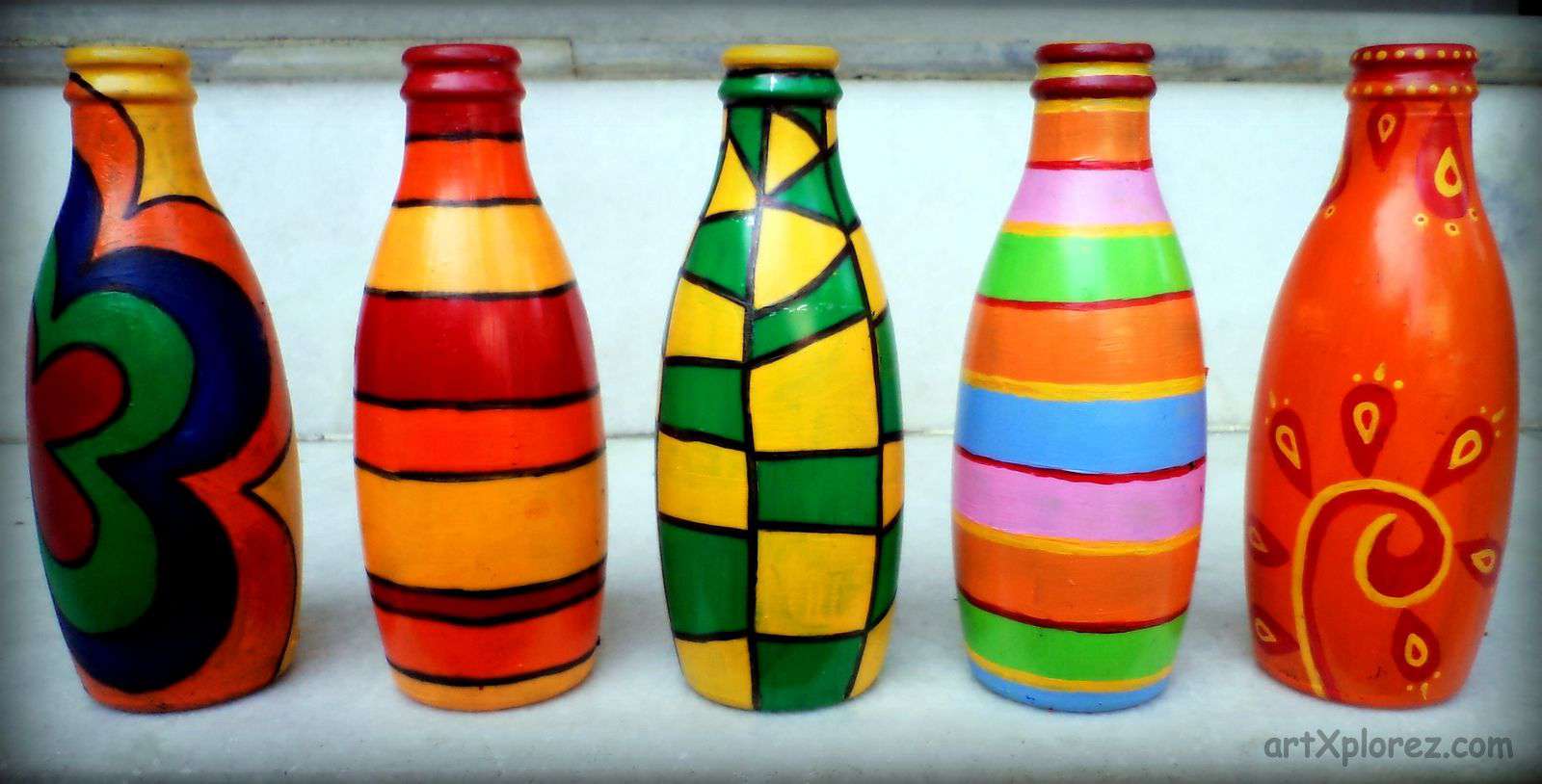 Decorative-bottle-art-designs